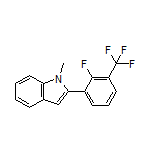 2-[2-Fluoro-3-(trifluoromethyl)phenyl]-1-methylindole