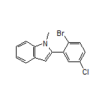 2-(2-Bromo-5-chlorophenyl)-1-methylindole