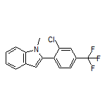 2-[2-Chloro-4-(trifluoromethyl)phenyl]-1-methylindole