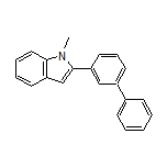 2-(3-Biphenylyl)-1-methylindole