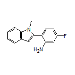 5-Fluoro-2-(1-methyl-2-indolyl)aniline