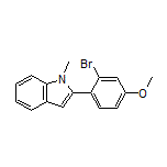 2-(2-Bromo-4-methoxyphenyl)-1-methylindole