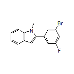 2-(3-Bromo-5-fluorophenyl)-1-methylindole