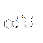 2-(2-Chloro-4-fluoro-3-methylphenyl)-1-methylindole