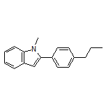 1-Methyl-2-(4-propylphenyl)indole