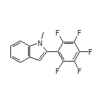 1-Methyl-2-(perfluorophenyl)indole