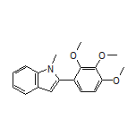 1-Methyl-2-(2,3,4-trimethoxyphenyl)indole