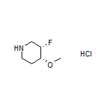 (3S,4R)-3-Fluoro-4-methoxypiperidine Hydrochloride