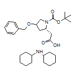 Dicyclohexylamine compound with 2-[(2S)-4-(Benzyloxy)-1-Boc-2-pyrrolidinyl]acetic Acid(1:1)