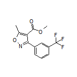 Methyl 5-Methyl-3-[3-(trifluoromethyl)phenyl]isoxazole-4-carboxylate