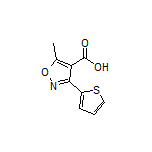 5-Methyl-3-(2-thienyl)isoxazole-4-carboxylic Acid