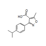 3-(4-Isopropylphenyl)-5-methylisoxazole-4-carboxylic Acid