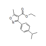 Ethyl 3-(4-Isopropylphenyl)-5-methylisoxazole-4-carboxylate