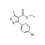 Ethyl 3-(4-Bromophenyl)-5-methylisoxazole-4-carboxylate