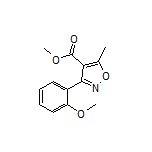 Methyl 3-(2-Methoxyphenyl)-5-methylisoxazole-4-carboxylate