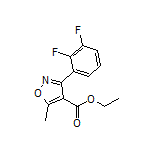 Ethyl 3-(2,3-Difluorophenyl)-5-methylisoxazole-4-carboxylate