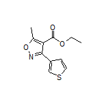 Ethyl 5-Methyl-3-(3-thienyl)isoxazole-4-carboxylate