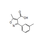 5-Methyl-3-(m-tolyl)isoxazole-4-carboxylic Acid