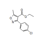 Ethyl 3-(4-Chlorophenyl)-5-methylisoxazole-4-carboxylate