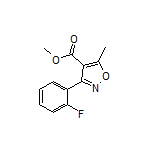 Methyl 3-(2-Fluorophenyl)-5-methylisoxazole-4-carboxylate