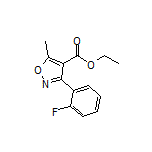 Ethyl 3-(2-Fluorophenyl)-5-methylisoxazole-4-carboxylate