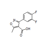 3-(3,4-Difluorophenyl)-5-methylisoxazole-4-carboxylic Acid