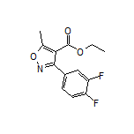 Ethyl 3-(3,4-Difluorophenyl)-5-methylisoxazole-4-carboxylate