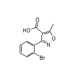 3-(2-Bromophenyl)-5-methylisoxazole-4-carboxylic Acid