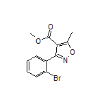 Methyl 3-(2-Bromophenyl)-5-methylisoxazole-4-carboxylate