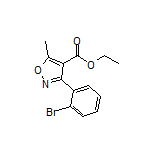 Ethyl 3-(2-Bromophenyl)-5-methylisoxazole-4-carboxylate