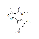 Ethyl 3-(3,5-Dimethoxyphenyl)-5-methylisoxazole-4-carboxylate