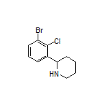 2-(3-Bromo-2-chlorophenyl)piperidine