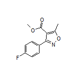 Methyl 3-(4-Fluorophenyl)-5-methylisoxazole-4-carboxylate