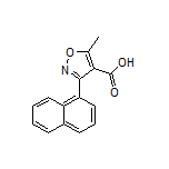 5-Methyl-3-(1-naphthyl)isoxazole-4-carboxylic Acid