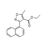 Ethyl 5-Methyl-3-(1-naphthyl)isoxazole-4-carboxylate