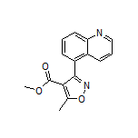 Methyl 5-Methyl-3-(5-quinolyl)isoxazole-4-carboxylate