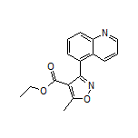 Ethyl 5-Methyl-3-(5-quinolyl)isoxazole-4-carboxylate