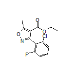 Ethyl 3-(2-Chloro-6-fluorophenyl)-5-methylisoxazole-4-carboxylate