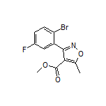 Methyl 3-(2-Bromo-5-fluorophenyl)-5-methylisoxazole-4-carboxylate