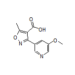 3-(5-Methoxy-3-pyridyl)-5-methylisoxazole-4-carboxylic Acid