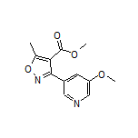 Methyl 3-(5-Methoxy-3-pyridyl)-5-methylisoxazole-4-carboxylate