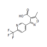 5-Methyl-3-[6-(trifluoromethyl)-3-pyridyl]isoxazole-4-carboxylic Acid