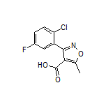 3-(2-Chloro-5-fluorophenyl)-5-methylisoxazole-4-carboxylic Acid