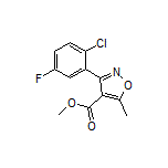 Methyl 3-(2-Chloro-5-fluorophenyl)-5-methylisoxazole-4-carboxylate