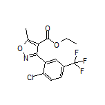 Ethyl 3-[2-Chloro-5-(trifluoromethyl)phenyl]-5-methylisoxazole-4-carboxylate