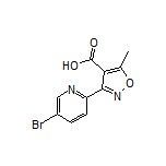 3-(5-Bromo-2-pyridyl)-5-methylisoxazole-4-carboxylic Acid