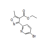 Ethyl 3-(5-Bromo-2-pyridyl)-5-methylisoxazole-4-carboxylate