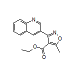 Ethyl 5-Methyl-3-(3-quinolyl)isoxazole-4-carboxylate