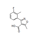 3-(3-Fluoro-2-methylphenyl)-5-methylisoxazole-4-carboxylic Acid