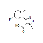 3-(5-Fluoro-2-methylphenyl)-5-methylisoxazole-4-carboxylic Acid